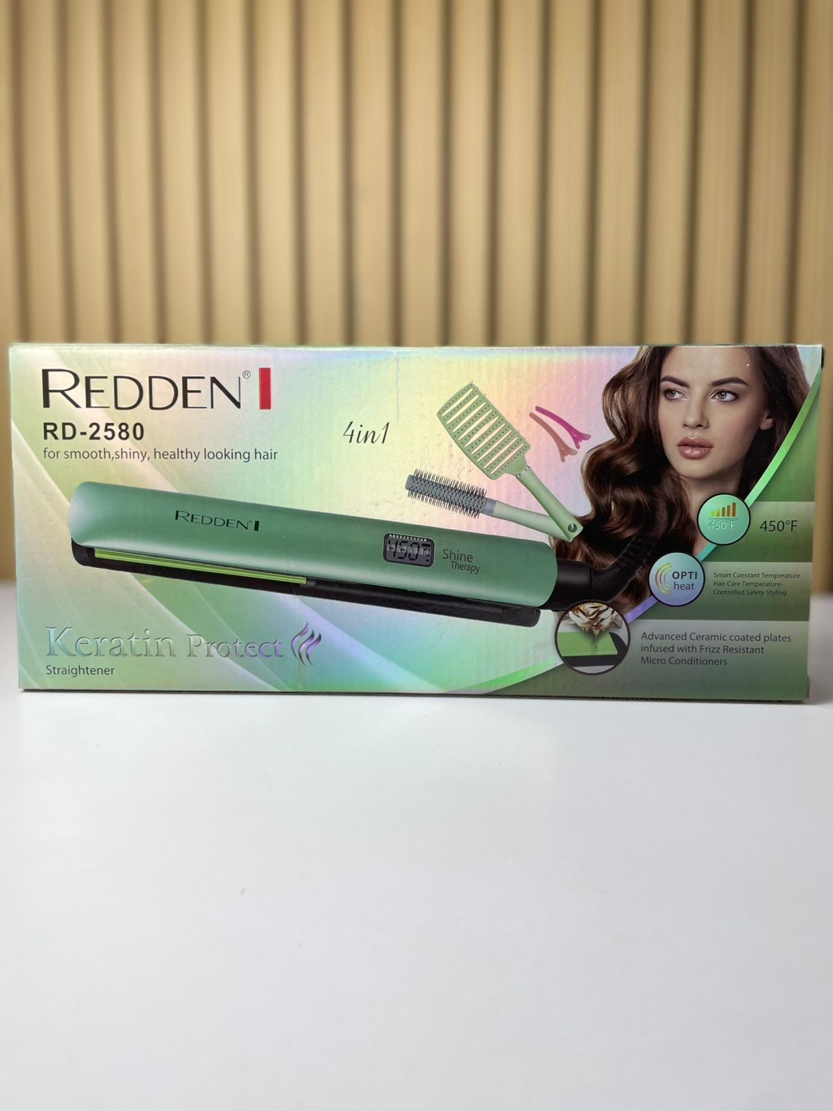 Plancha REDDEN 4 En 1 Con Accesorios